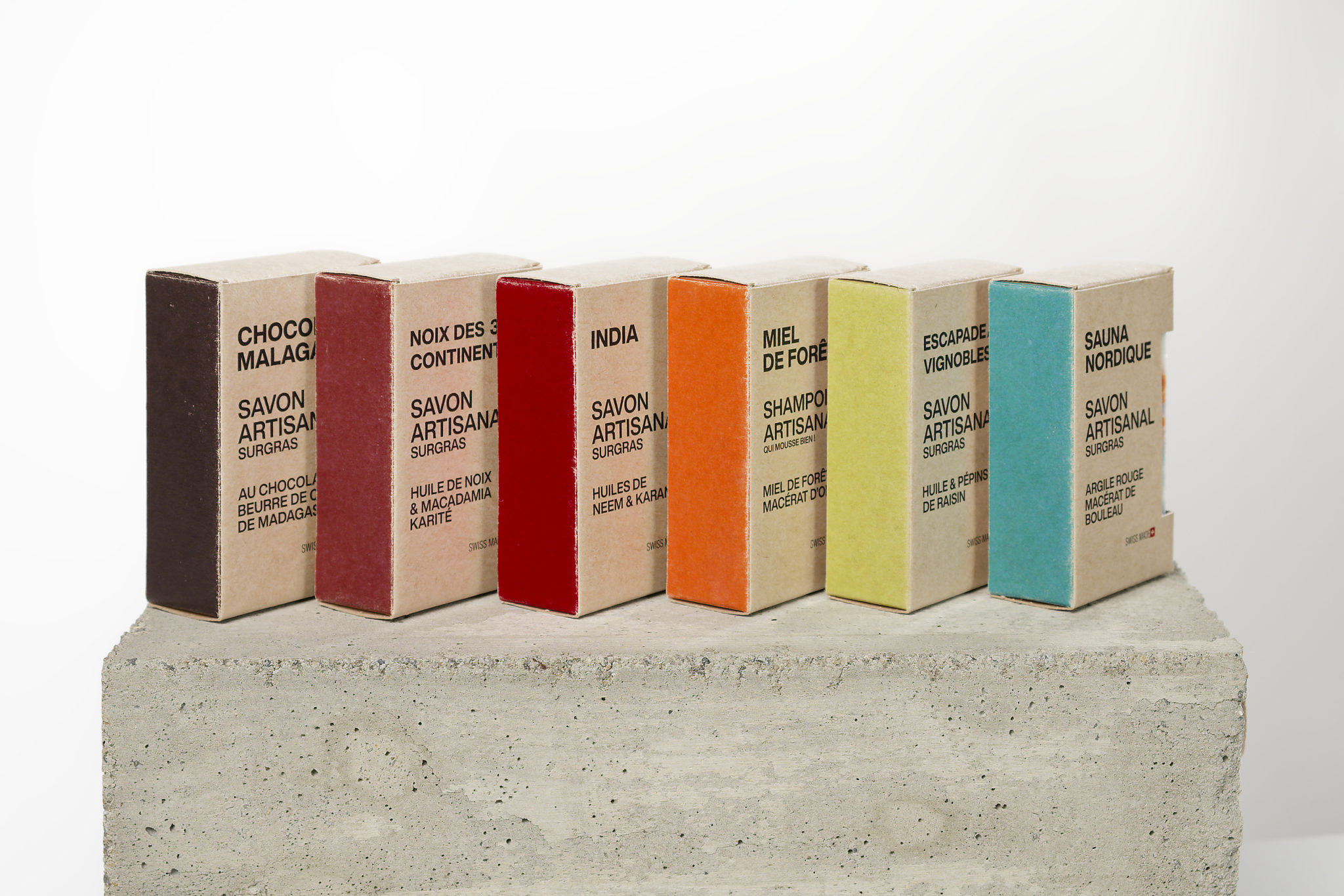 Savons artisanaux pour une salle de bain design