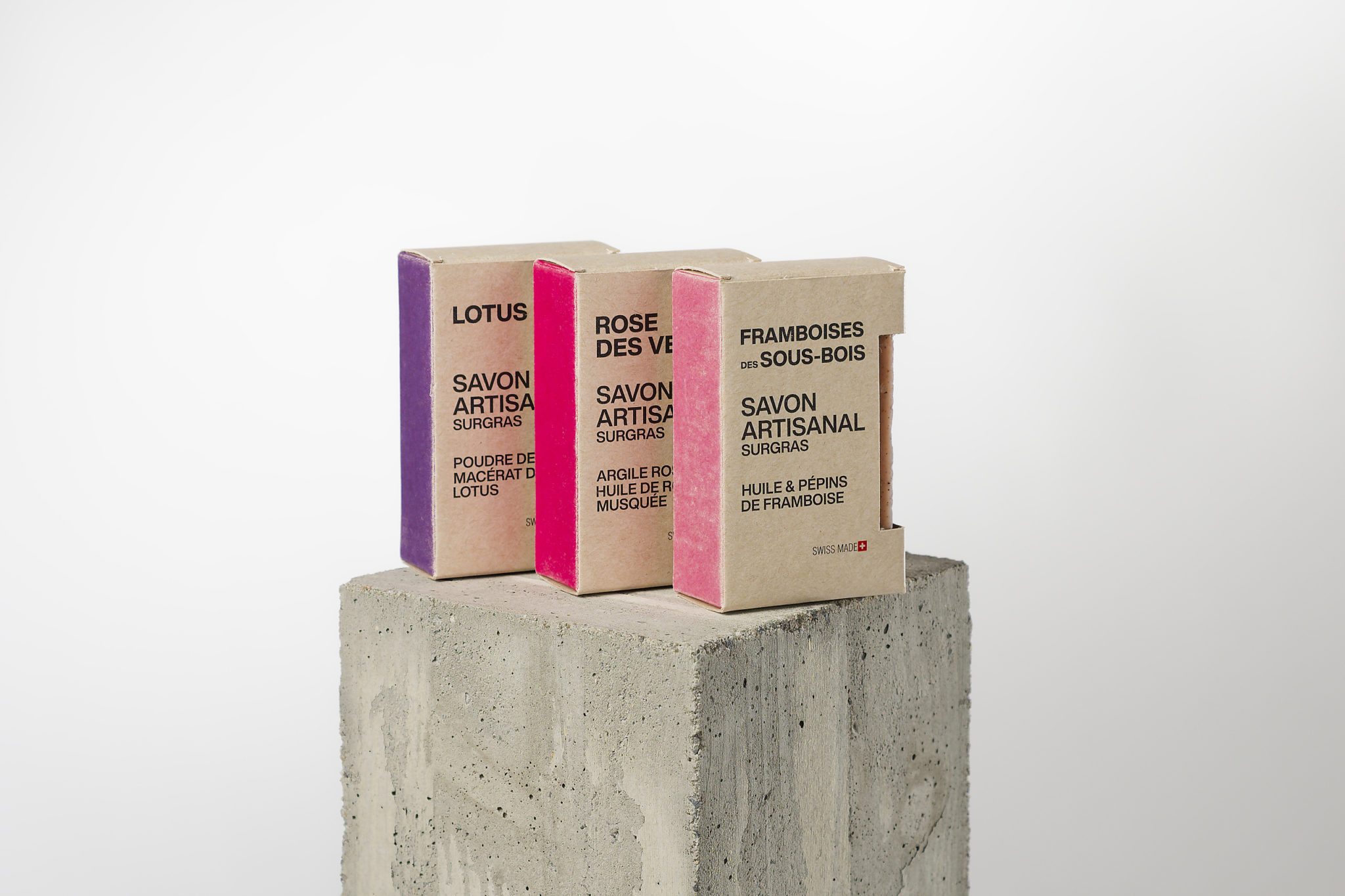 Pack de savons Roses